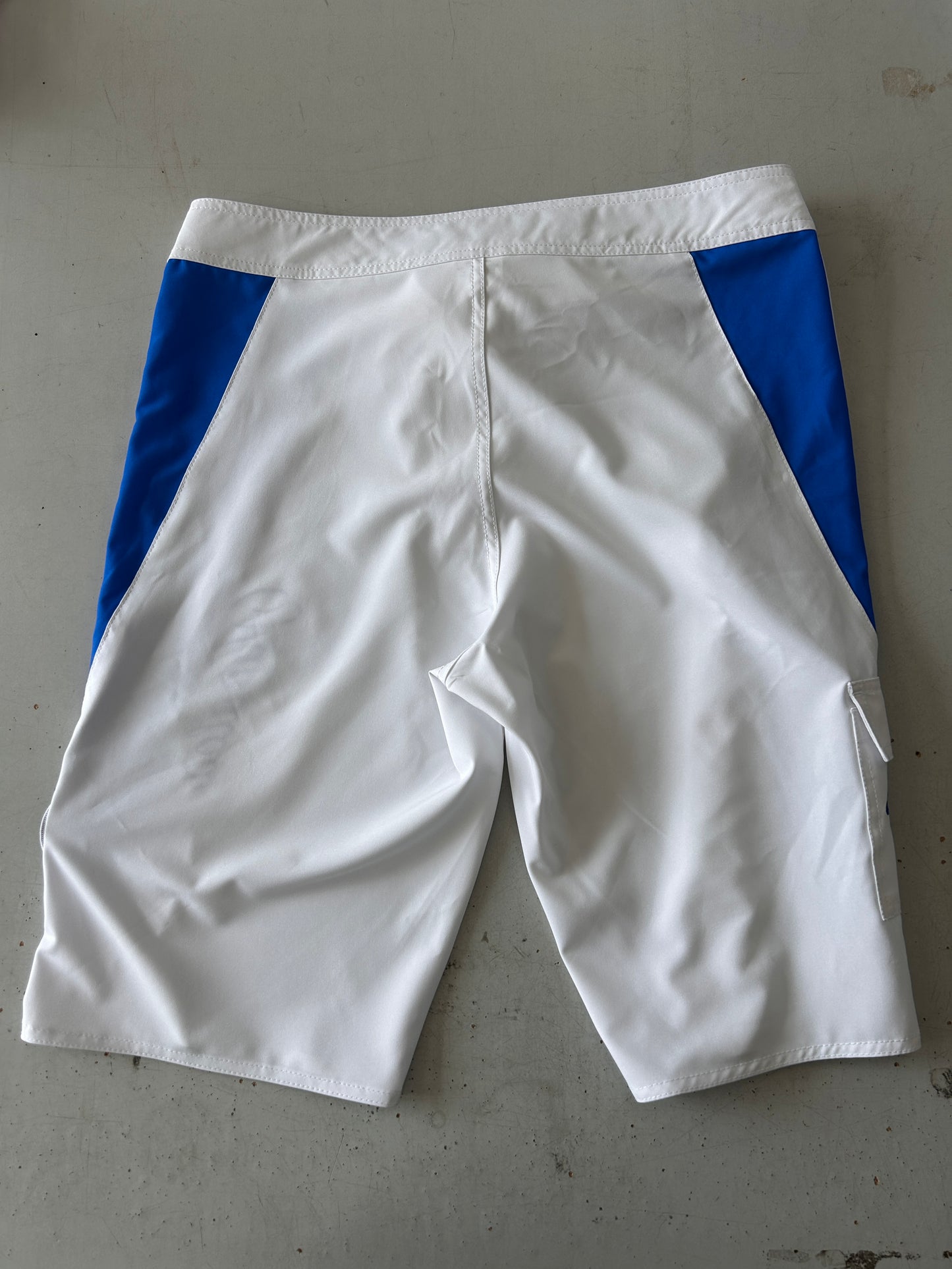 White & Blue REDUCED (SEE THROUGH)