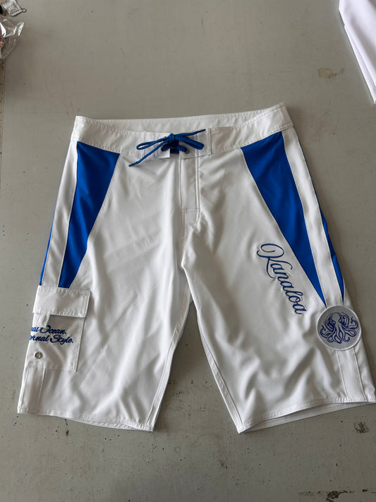 White & Blue REDUCED (SEE THROUGH)